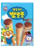 Pororo Ice Cone Snack Chocolate